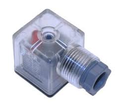 CONECTOR ELETRICO TRANSPARENTE COM LED SEM SUPRESSOR PARA CORRENTE CONTINUA