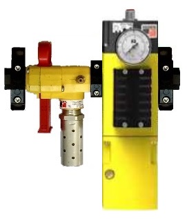 CONJ. DE PROTEÇÃO DE ENTRADA COM VÁLVULA LOX E VÁLVULA DE SEGURANÇA M35 COM PARTIDA SUAVE, 3/4&quot; BSP