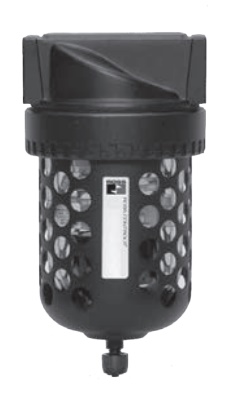 FILTRO 1 1/2&quot; BSP, COM COPO METÁLICO E DRENO AUTOMÁTICO