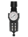 FILTRO/ REGULADOR DE PRESSÃO 1/2&quot; NPT, COPO TRANSPARENTE E DRENO AUTOMÁTICO