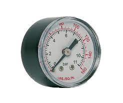 MANÔMETRO 1/4&quot; BSP, COM FAIXA DE PRESSÃO DE 0 A 14 BAR