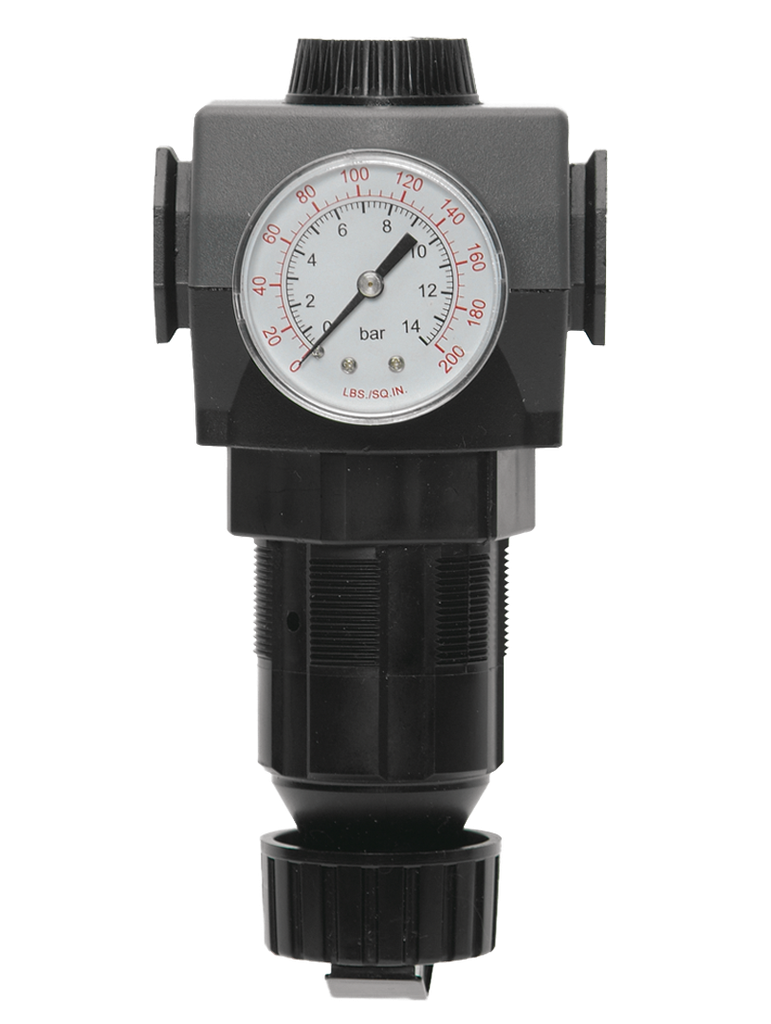 REGULADOR DE PRESSÃO 3/4&quot; BSP, FAIXA DE AJUSTE DE PRESSÃO 0 - 6,9 BAR, COM MANÔMETRO