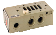 SUB-BASE ANSI, TN 1, CONEXÃO 1/4&quot; BSP, SAÍDAS LATERAIS