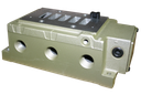 SUB-BASE INDIVIDUAL ANSI COM CONEXÕES LATERAIS 1/2&quot; BSP