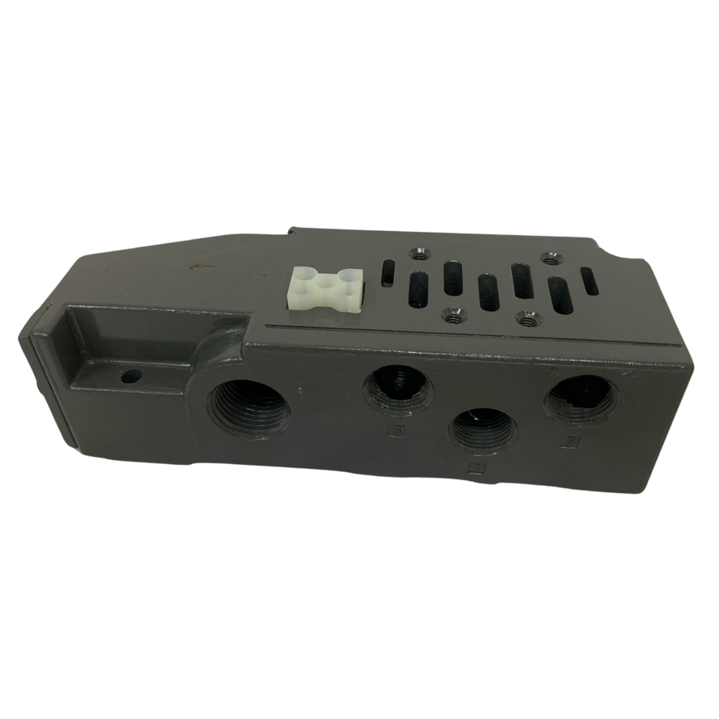 SUB-BASE INDIVIDUAL ISO 1 (5599/II) COM CONEXOES LATERAIS 3/8BSP
