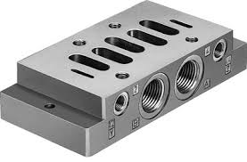 SUB-BASE INDIVIDUAL ISO 1, CONEXÕES LATERAIS 1/4&quot; BSP