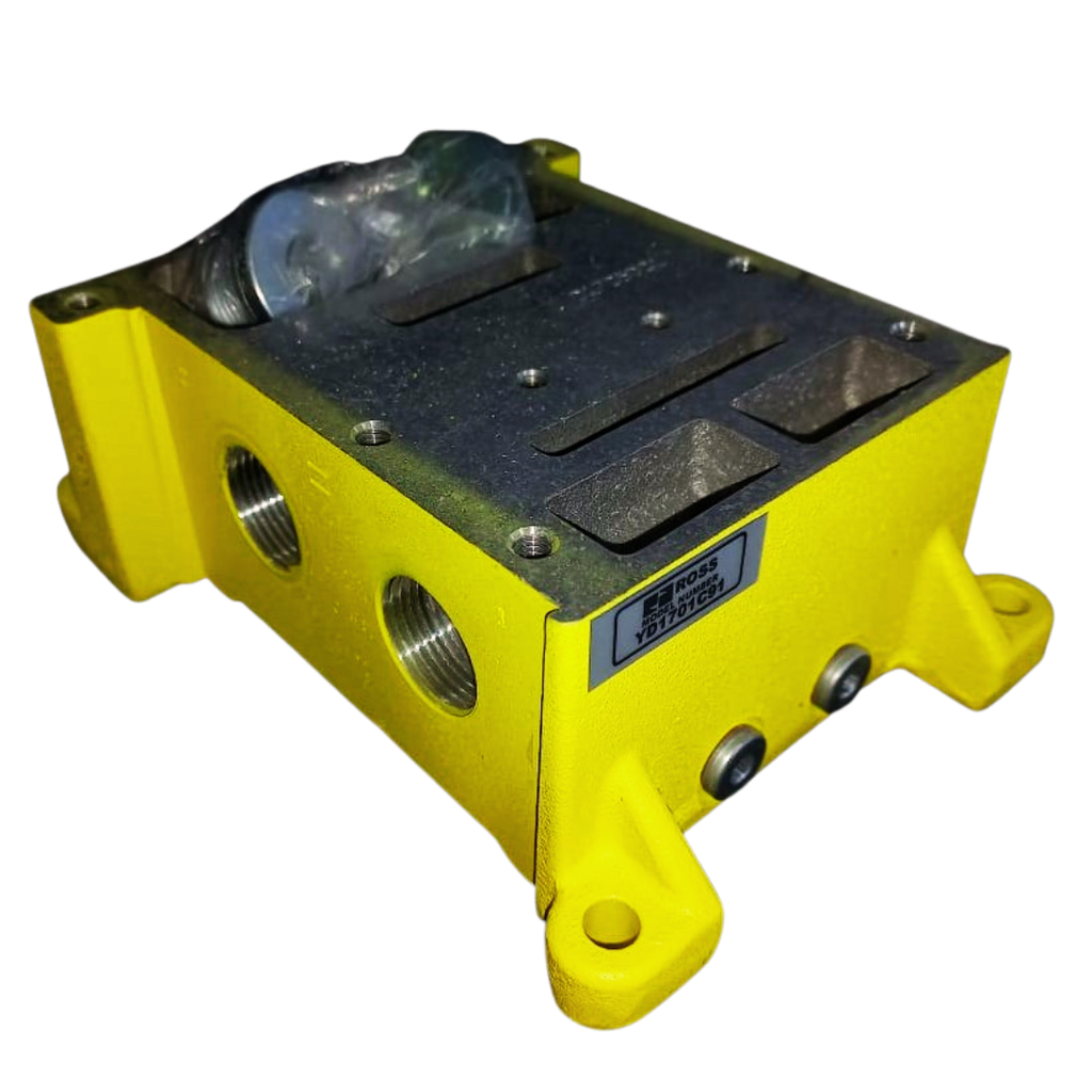 SUB BASE PARA VALVULA DM2CDA54 AMARELA