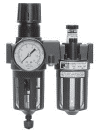 UNIDADE DE PREPARAÇÃO DO AR 1/2&quot; BSP, FILTRO/REGULADOR E LUBRIFICADOR, COPO TRANSPARARENTE