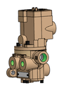 VALV. SIMPLES SOLENOIDE,4/2 VIAS,ENT/SAI 3/4NPT,ESC.1NPT,220V/60HZ,TP. POPPET