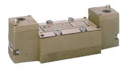 VALV SOLEN 5/3 VIAS P/ SUB-BASE ANSI, CENTRO ABERTO, ESCAPE ABERTO 24VDC