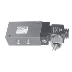 VALVULA 3/2-NF SIMPLES SOL. 1/2&quot; BSP RETORNO POR MOLA 24VDC, Á PROVA DE EXPLOSÃO