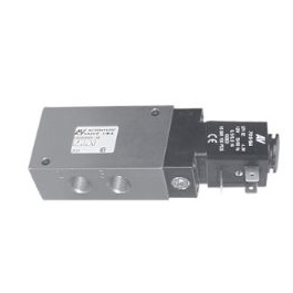 VALVULA 3/2-NF SIMPLES SOL. 1/4&quot; PORT 24VDC ALIMENTAÇÃO EXTERNA DO PILOTO