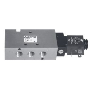 VALVULA 5/2 SIMPLES SOL. 3/4&quot; BSP, 24VDC RETORNO POR MOLA