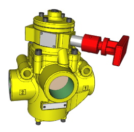 VALVULA DE FECHAMENTO E EXAUSTAO TIPO LOX, 1&quot; BSP E ESCAPE 1.1/2(POL) NPT, PRESSAO MAXIMA 20 BAR