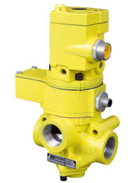 VÁLVULA 3/2 VIAS, NF, SIMPLES SOLENOIDE, MONITORADA,  CONEXÕES 1 1/4&quot;, ESCAPE 1 1/2&quot; BSPP, 24VDC