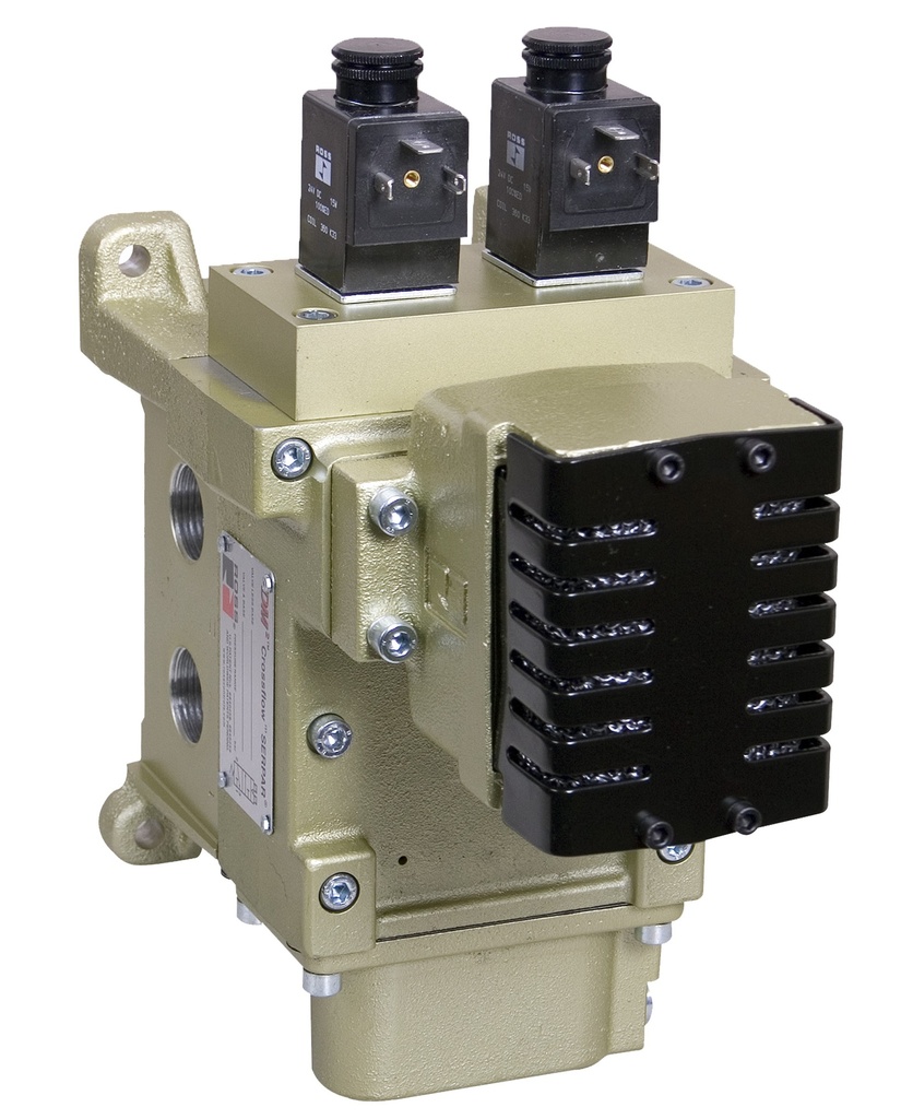 VÁLVULA DE SEGURANÇA DM 2, TN8, 3/4&quot;NPT, 24 VDC, COM RESET E SILENCIADOR