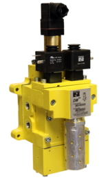VÁLVULA DE SEGURANÇA DM2, 3/8&quot; BSP, CAT. 4,  COM SILENCIADOR E PRESSOSTATO -24 VDC