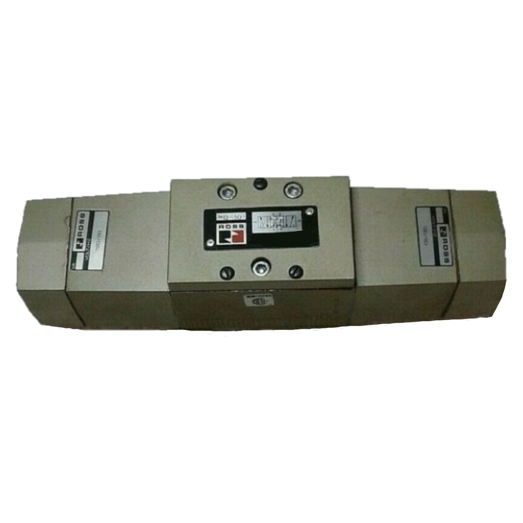 VÁLVULA DUPLO SOLENÓIDE DE ATUAÇÃO DIRETA, 5/2 VIAS, PARA SUB-BASE ANSI, 110V/60HZ, CONSTRUÇÃO METAL-METAL