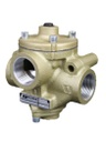 VÁLVULA SIMPLES PILOTO, 3/2 VIAS, N.F., CONEXÕES ENTRADA/SAÍDA 1/2&quot; NPT E ESCAPE 1&quot; NPT