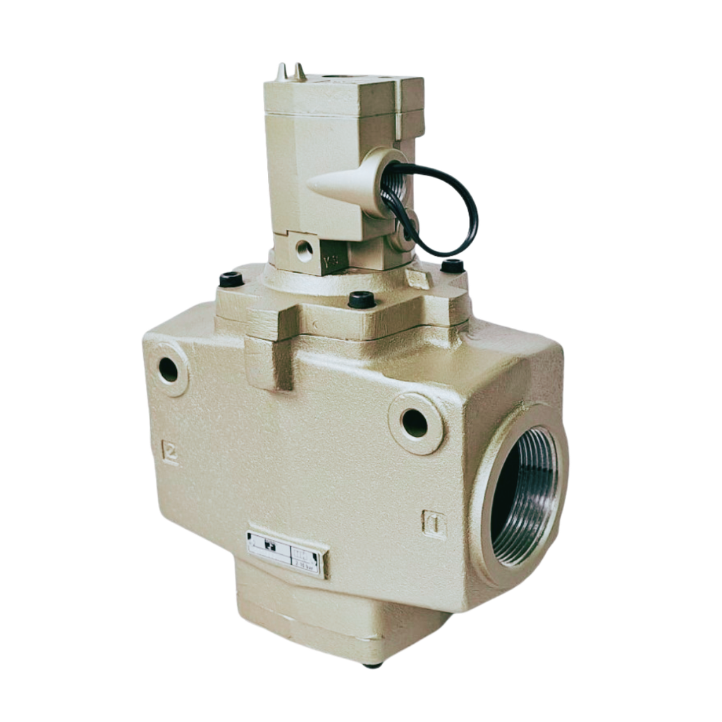 VÁLVULA SIMPLES SOLENÓIDE, 2/2 VIAS, N.F., CONEXÕES 1.1/2&quot; BSP, 24VDC
