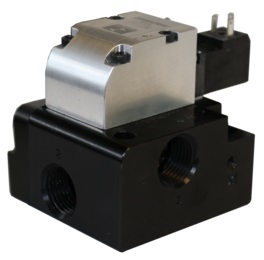 VÁLVULA SIMPLES SOLENÓIDE, 2/2 VIAS, NORMALMENTE FECHADA, CONEXÕES ENTRADA 1/2&quot; BSP E SAÍDA 3/8&quot; BSP, 24VDC