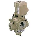 VÁLVULA SIMPLES SOLENÓIDE, 3/2 VIAS, N.A.,1/2&quot; BSP E ESCAPE 1&quot; BSP, 110V/60HZ