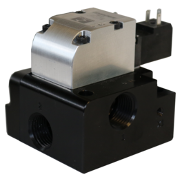 VÁLVULA SIMPLES SOLENÓIDE, 3/2 VIAS, NF, 3/8&quot; BSP, 24VDC