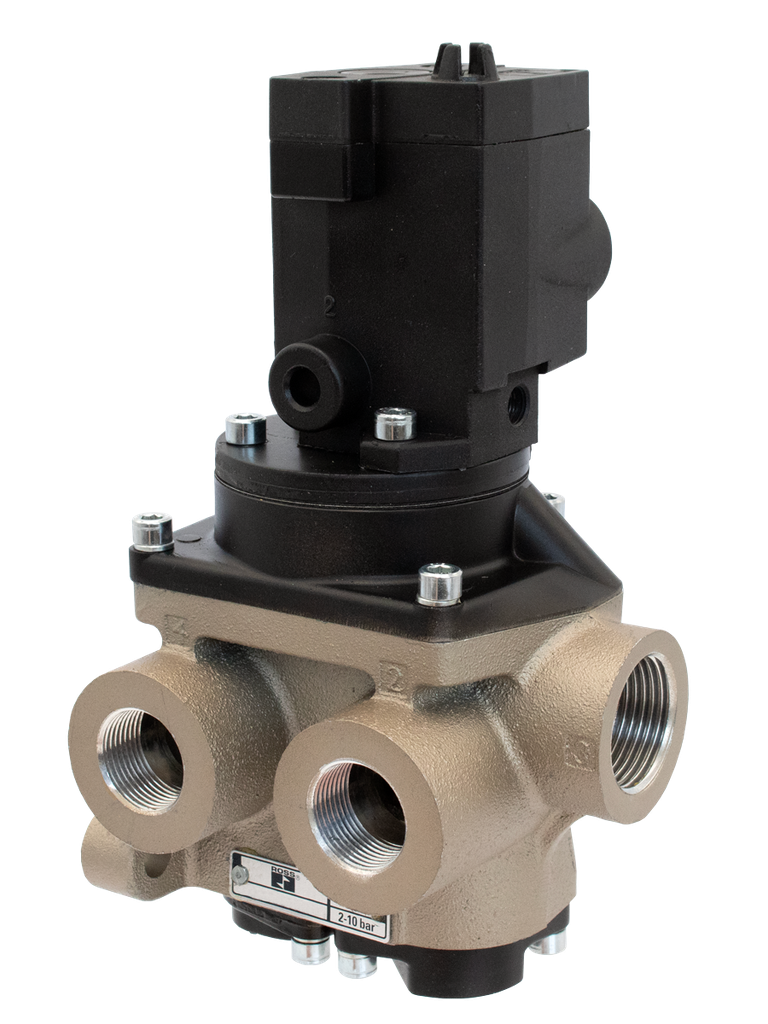 VÁLVULA SIMPLES SOLENÓIDE, 4/2 VIAS, CONEXÕES 1&quot; BSP - 24VDC
