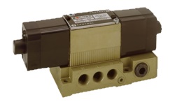 VÁLVULA SOLENÓIDE 5/3 VIAS PARA SUB-BASE ANSI, CENTRO FECHADO, 110V/60HZ, CONSTRUÇÃO METAL-METAL