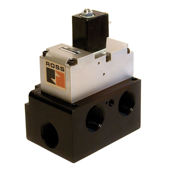 VÁLVULA SOLENOIDE SIMPLES, 3/2 VIAS, RETORNO POR MOLA, 1&quot; BSPP, 24VDC