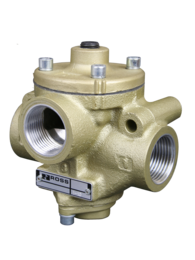 VÁLVULA SIMPLES PILOTO, 3/2 VIAS, N.A., CONEXÕES ENTRADA/SAÍDA 1/2&quot; NPT E ESCAPE 1&quot; NPT