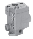 VÁLVULA SOLENÓIDE, 3/2 VIAS, N.A., CONEXÕES 1/4&quot;NPT E ESCAPE 1/4&quot;NPT - 24VDC