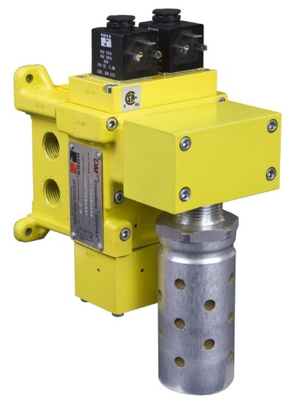 VALVULA DE SEGURANÇA TIPO DM2, CON 1&quot; NPT, COM SILENCIADOR E PRESSOSTATO INCORPORADOS - 24 VDC