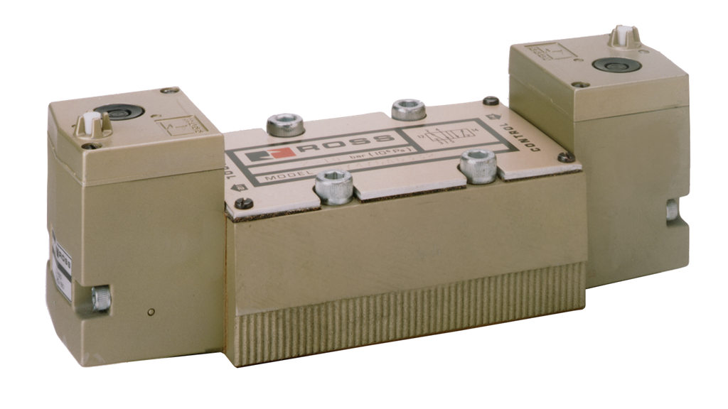 VALVULA DUPLO SOLENOIDE, TIPO ANSI, TN 1, 24 VDC, CARRETEL METAL-METAL