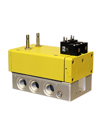 VÁLVULA DE SEGURANÇA RSE, 5/2 VIAS,  1/2&quot; BSP, 24VDC , COM SENSORES DE PROXIMIDADES