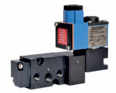 VALVULA NAMUR 3/2 OU 5/2 VIAS, SIMPLES SOLENOIDE À PROVA DE EXPLOSÃO, 1/4&quot; BSP,  24 VDC, RETORNO POR MOLA