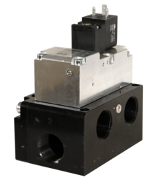 VÁLVULA SIMPLES SOLENOIDE, 2/2 VIAS, NORMALMENTE ABERTA, CONEXÕES DE ENTRADA 1 1/2&quot; E SAÍDA 1 1/4&quot;, NPT, PILOTO EXTERNO