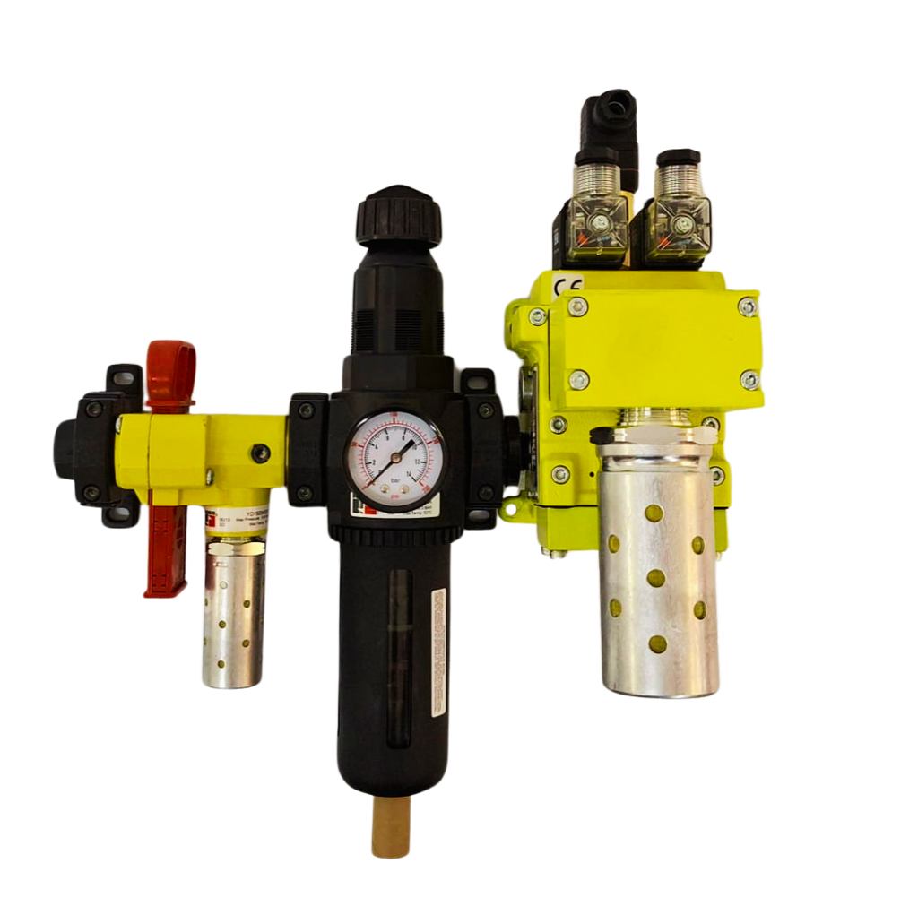 CONJ DE PROTEÇÃO VÁLVULA LOX CLASSICA, FILTRO REGULADOR E DM1C  24VDC, 3/4&quot;BSP