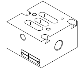 SUB BASE PARA VALVULA 1/2&quot; BSP